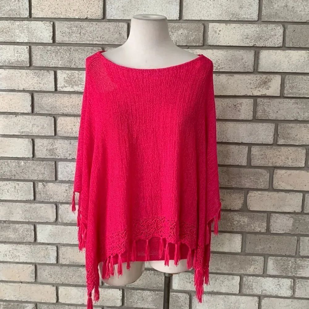 NWT MSRP $79 poncho blouse Peter nygard pm